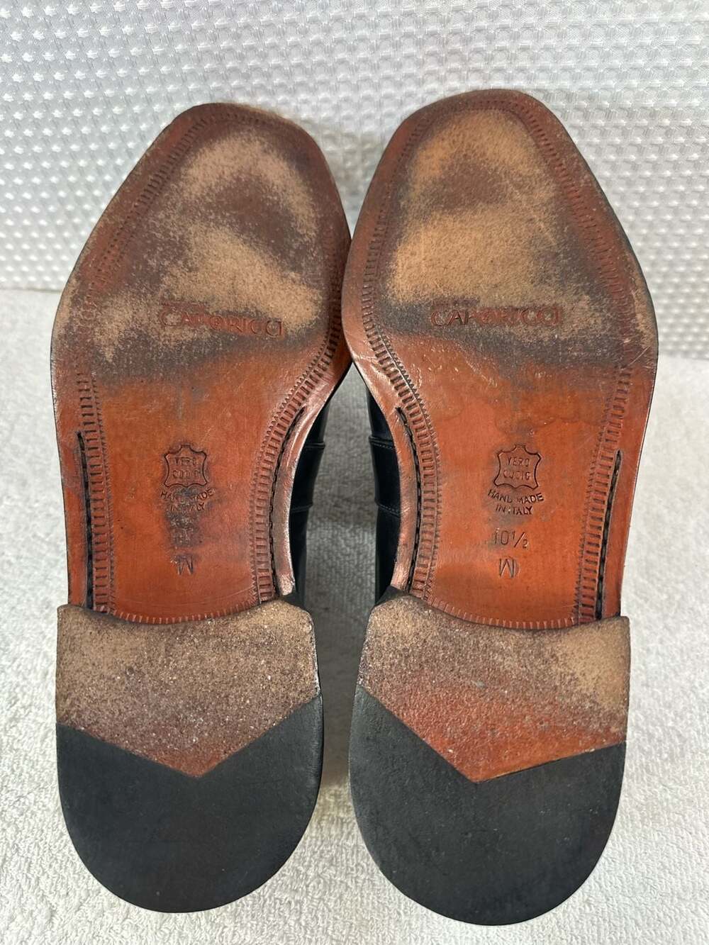 Caporicci Black Leather Penny Loafers Made in Italy - Picture 16 of 16